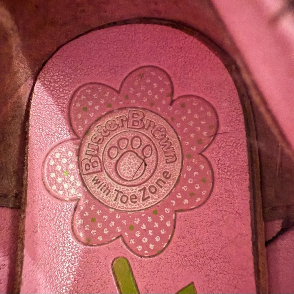 Buster‎ Brown Girls Plum Suede Mary Jane Shoes with Toe Zone 10M Fall Classic
